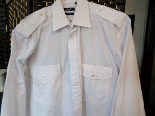 Mens pilot shirt long sleeved - shirt,