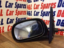 NISSAN MICRA 1992-1998 K11 PASSENGER NEAR LEFT SIDE BLACK MANUEL WING MIRROR