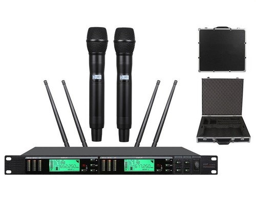 Uhf dual wireless microphone - uhf,