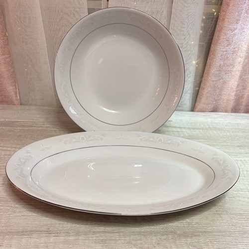 Elegant white dinnerware set - elegant,