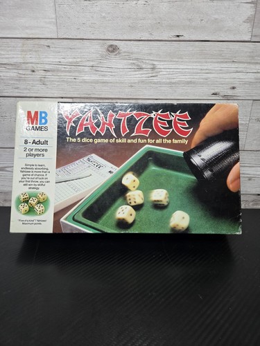 Vintage 1985 yahtzee - mb,