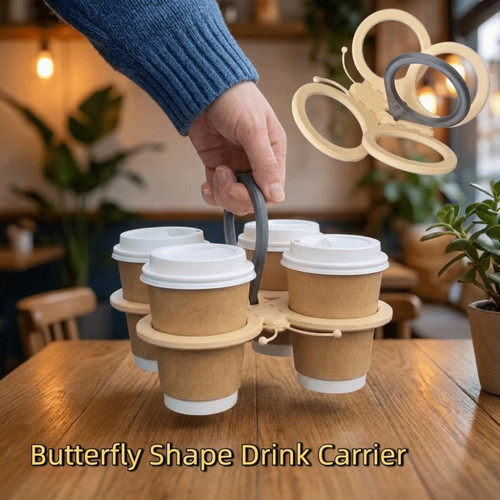 Foldable cup drink carrier - cup,