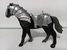 PLAYMOBIL MEDIEVAL WARHOOD FIGURE MEDIEVAL HORSES GAULS ARMOR