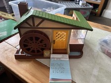 Sylvanian Families Vintage Water Mill Bakery with Accessories. and Figure