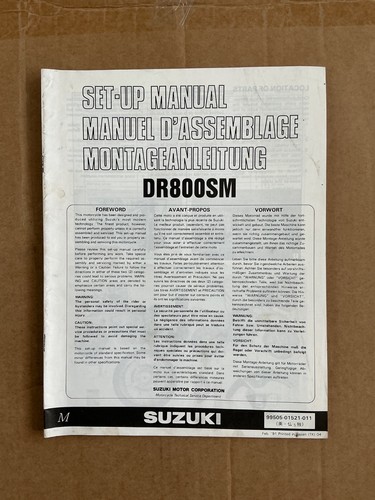 Nos genuine suzuki workshop - suzuki,