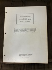 Hammond chord organ service - hammond,