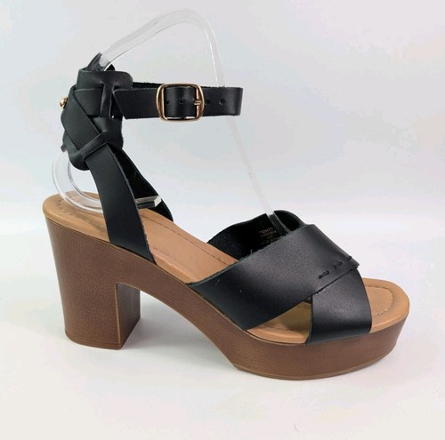 River island black leather - river,