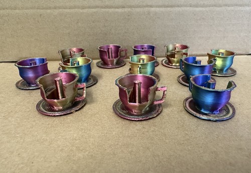 Fairground funfair tea cups - cups, x