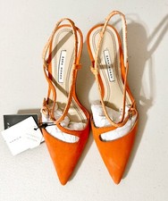 ZARA Suede Leather Mid Heel