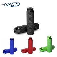1 Pair MTB BMX Bike Alloy Foot Stunt Pegs Footrest Cylinder Grip Fit 3/8'' Axle
