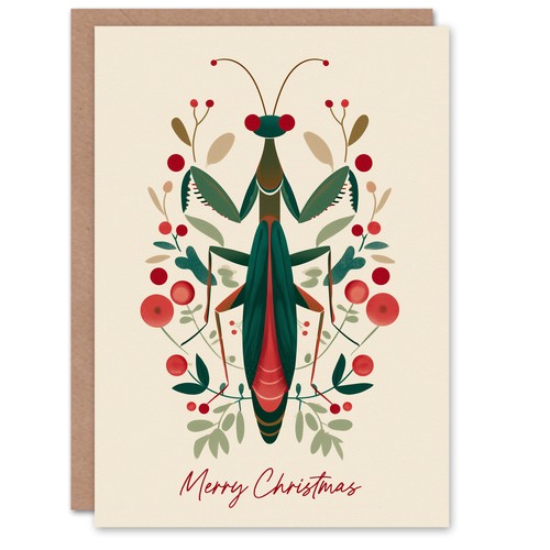 Christmas card modern scandi - christmas,