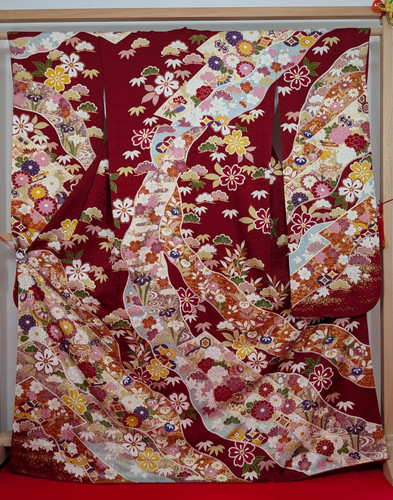 Vintage japanese kimono - japanese, silk