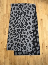 Acne Studios Stockholm Ladies Leopard Print Ligo Warm Wool Scarf