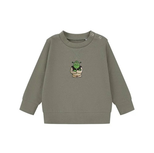 Embroidered shrek baby - embroidered, baby/toddler