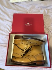 Grenson Men's Tan Brogue Boots