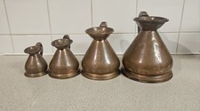 Set Of 4 Antique Copper