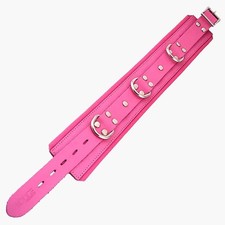 Rouge Leather Padded Collar