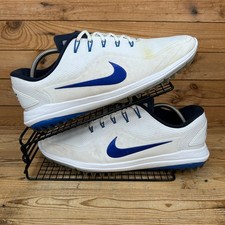 Nike Trainers Mens Size UK 11 Lunar Control Vapor 2 White Royal Golf Spikeless