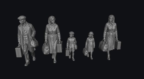 Sw8338 ww2 refugee - sw8338, family