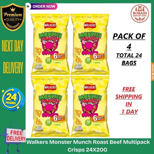 Walkers monster munch roast - munch,