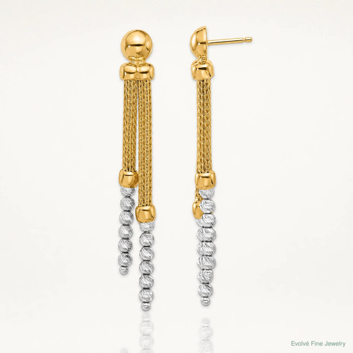 14k two tone - two-tone, polished