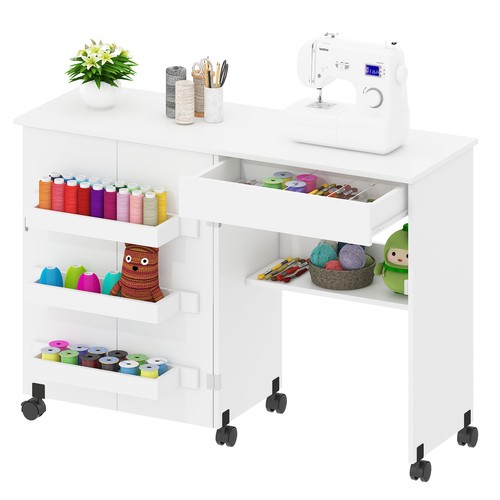 Folding sewing table - folding,