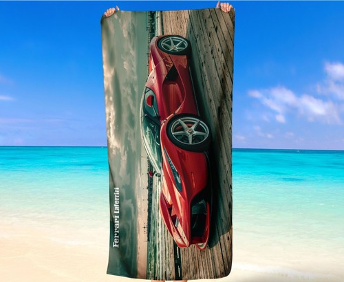 Ferrari laferrari beach towel - beach,
