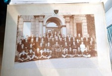 Malvern College Photograph 1928 Large Format Students Master Dogs