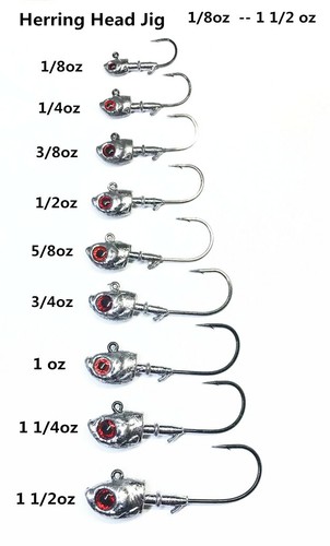 Pcs herring head jig - 5,