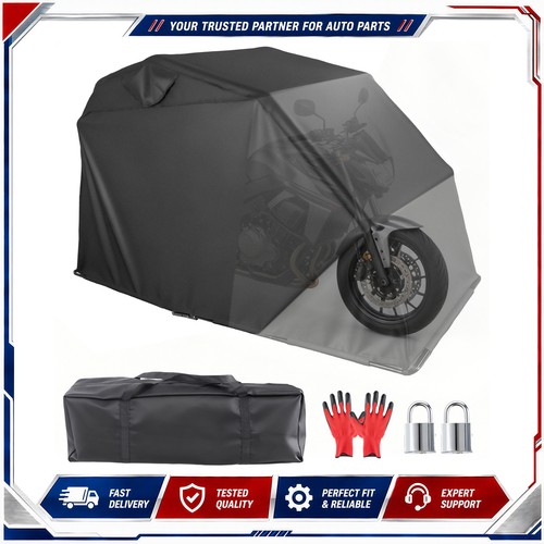 Motorbike cover shed black - cover,