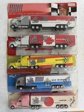 Michael Schumacher Collection 5x Trucks 7x F1 World Champion - Licensed, In Box