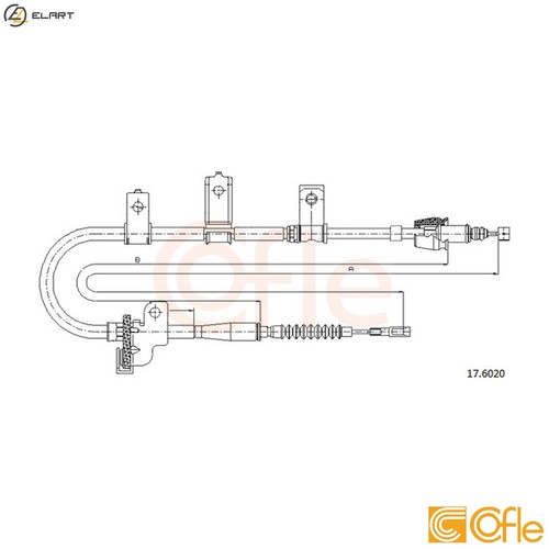 Cable pull parking - cable,