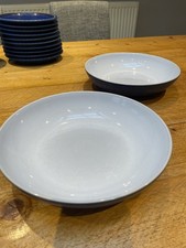 4x Denby Reflex Blue Pasta