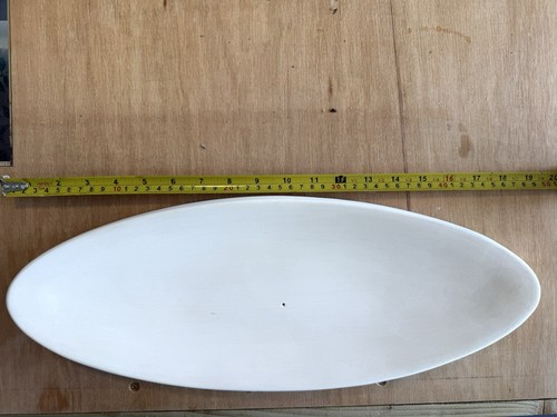 Large oval ceramic - mould, for