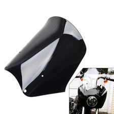 15" Black Front Windshield For