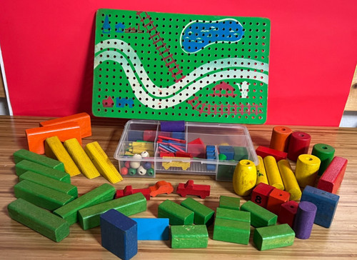 Vtg playskool landscape - -,