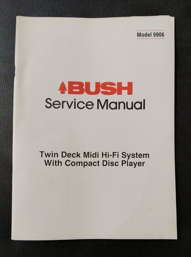 Bush 9906 twin deck - bush,