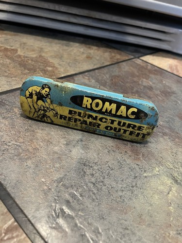 Old romac cycling tin - old,