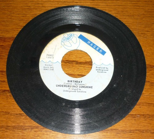 Underground sunshine - underground, 45