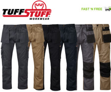 Cargo Combat Work Trousers By Tuff Stuff Knee Pad Fitting & Heavy Duty