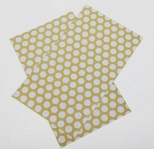 Glitter dots faux - dots, leather