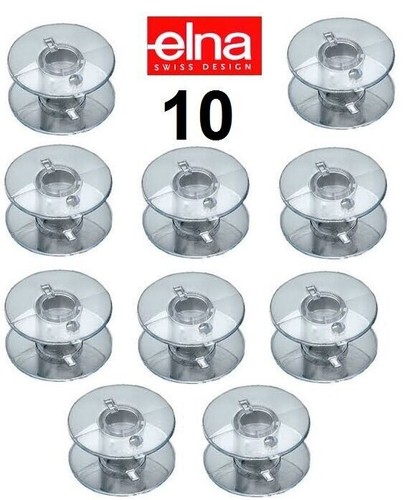 Plastic bobbins for elna - 10,