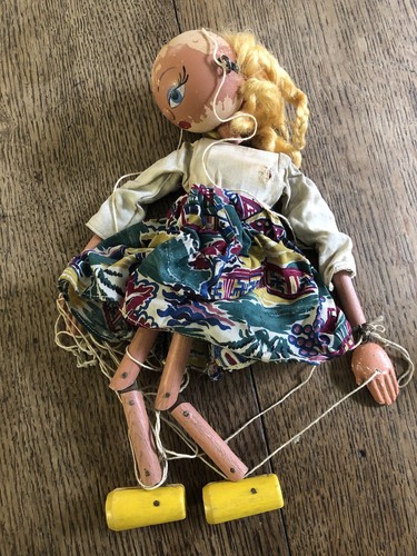 Girl marionette puppet - puppet, in