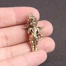 Brass Cupid Angel Figurine