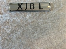 Jaguar XJ8L Chrome boot badge for X350 X358 LWB Saloon