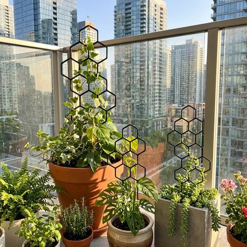 Honeycomb plant trellis - trellis, 2pcs