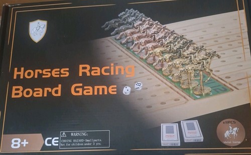 Horse racing board game - ,