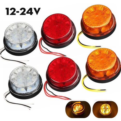 12v 24v led warning - 2x,