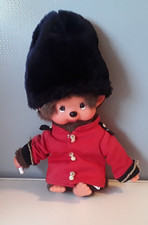 Monchhichi monkey in Queens Guard Uniform 8" Vintage Monkey