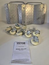 2x VEVOR Car Dolly Wheel Tire Dolly Heavy Duty Skate Moving 